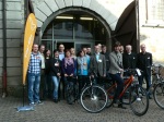 Vital-Bike Crew - und Mitarbeiter der Kooperationspartner Promovec und Ansmann, Händlerschulung in Lauda 28.2.2011 (Foto / Copyright (C) Astrid Johann)